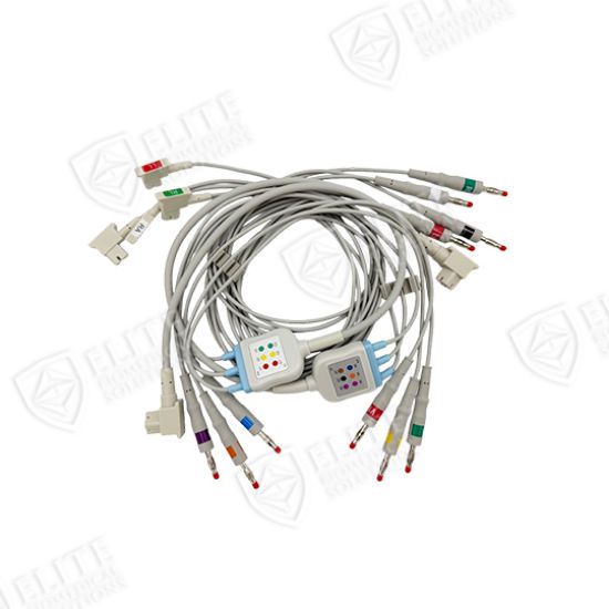 Philips Compatible EKG Leadwire, 10 Leads, Banana, Adult/Pediatric, AHA