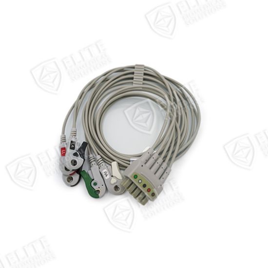 GE/Marquette Compatible Reusable ECG 5 Lead Wire Pincher/Grabber
