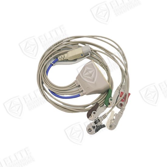 Philips MX40 Compatible 5 Lead w/SpO2 Reusable Pinch