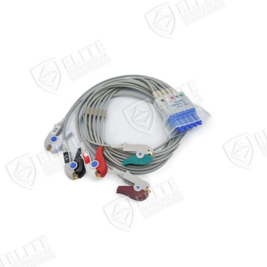 Philips Compatible 5-Lead ECG with Shower Shield
