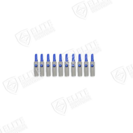 Needle Alligator Clip Adapters - 10-pack