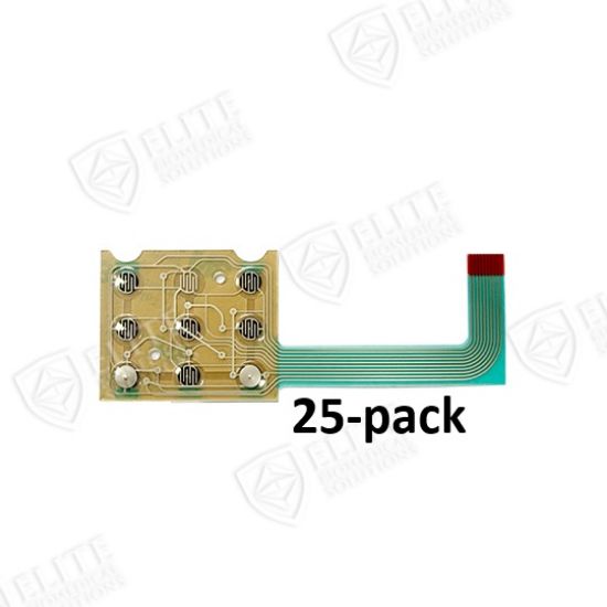 CADD Legacy Keypad Membrane Switch (8-button) 25-pack