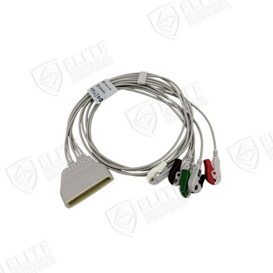 Philips MX40 Compatible 5 Lead without SpO2 Reusable Pincher/Grabber