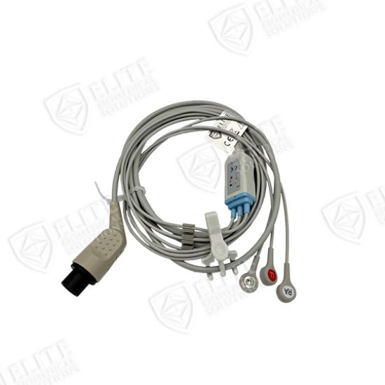 Zoll Compatible 3-Lead ECG Cable