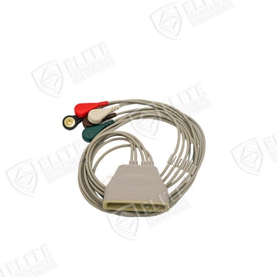 Philips MX40 Compatible 5 Lead without SpO2 Reusable Snap