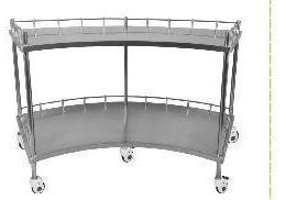 MN-SUS001 - Curved Instrument Trolley