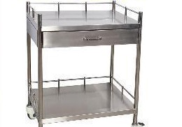 MN-SUS045 - Instrument Trolley with Drawer