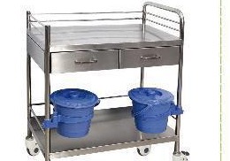 MN-SUS050 - Treatment Trolley with Drawers and Buckets