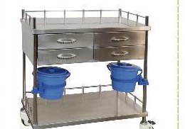 MN-SUS051 - Treatment Trolley with Drawers and Buckets