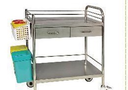 MN-SUS052 - Treatment Trolley with Drawer and Bins