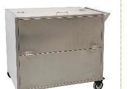 MN-SUS071 - Covered Linen Trolley