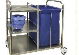 MN-SUS099 - Linen Trolley with Shelf
