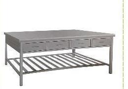 MN-SUS110 - Work Table with Slatted Undershelf