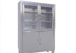 MN-SUS124 - Glass-Door Instrument Cabinet