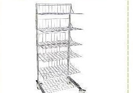 MN-SUS152 - Three-Tier Basket Trolley