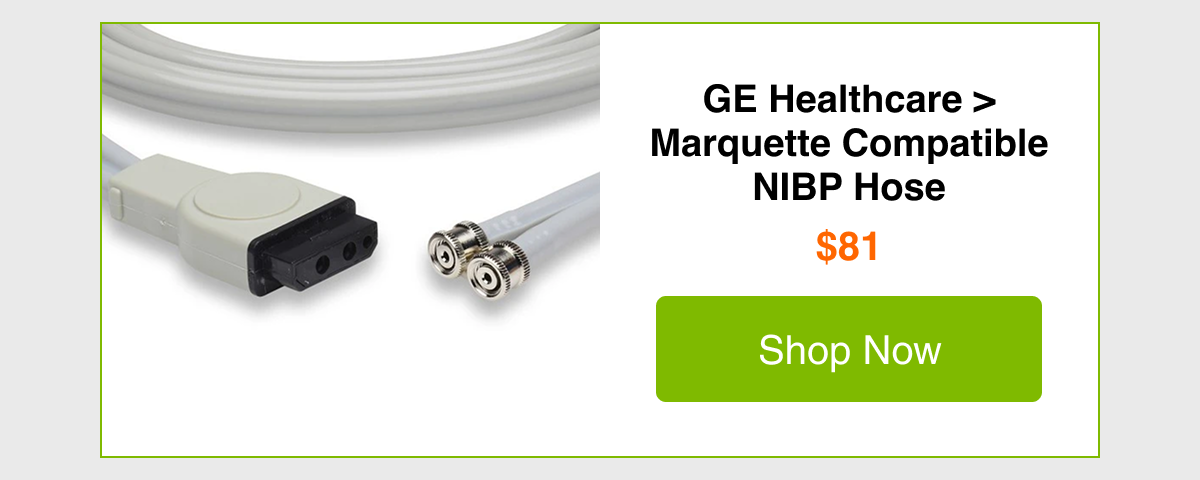 GE Healthcare > Marquette Compatible NIBP Hose
