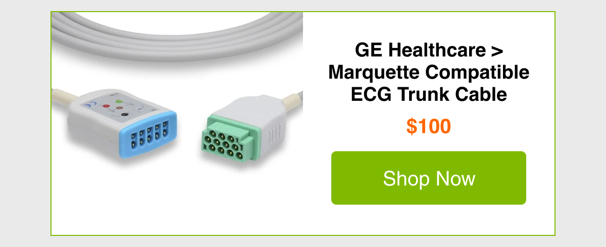 GE Healthcare > Marquette Compatible ECG Trunk Cable