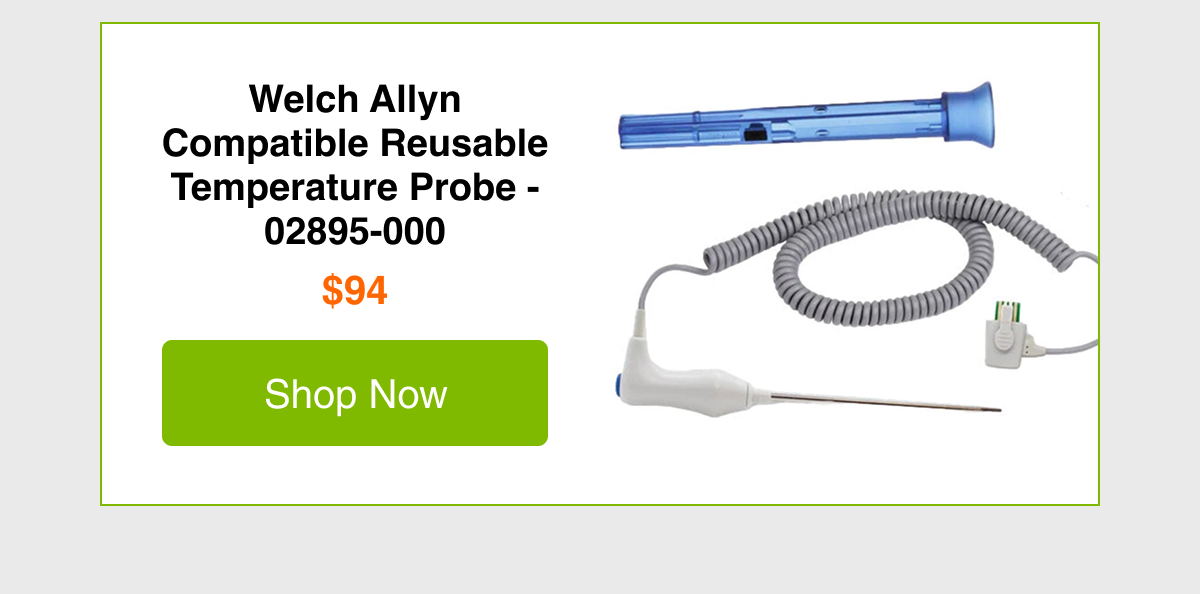 Welch Allyn Compatible Reusable Temperature Probe