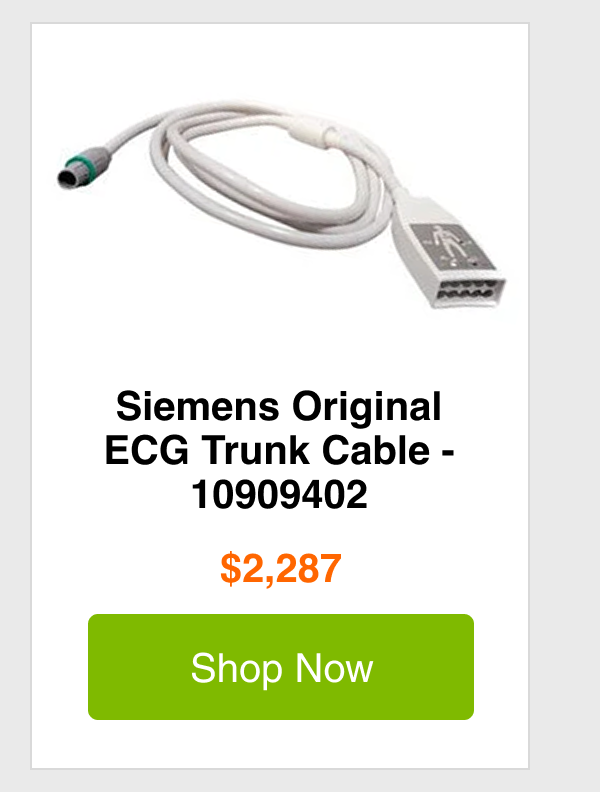 Siemens Original ECG Trunk Cable - 10909402