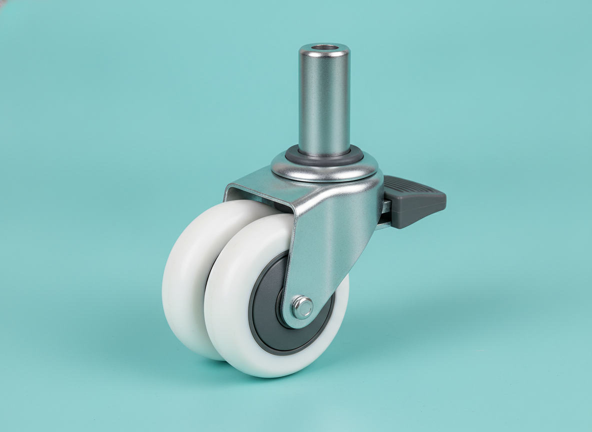 Twin-Side Caster with Brake