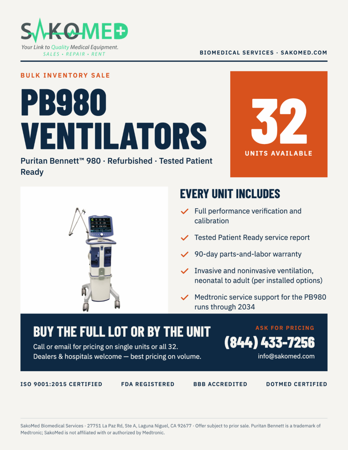 PB980 Ventilator