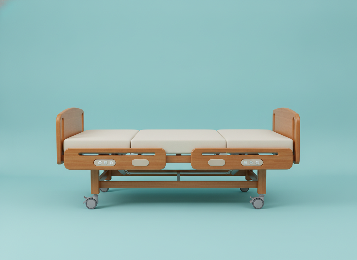 MN-HL001 - Five Function Wooden Nursing Bed