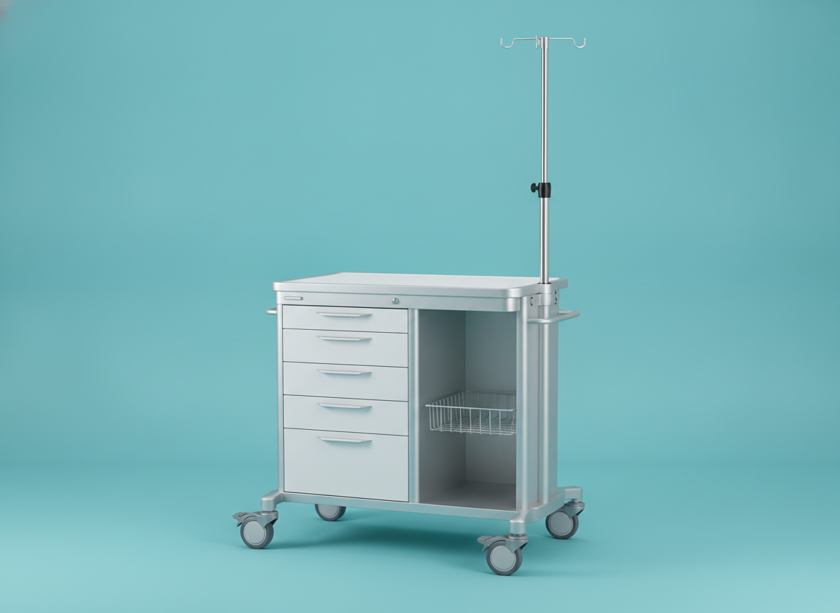 MN-WT002 - Medical Workstation Trolley