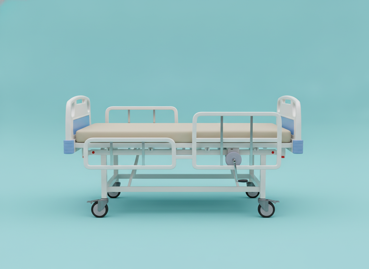 MN-MB006 - Single Crank Manual Hospital Beds