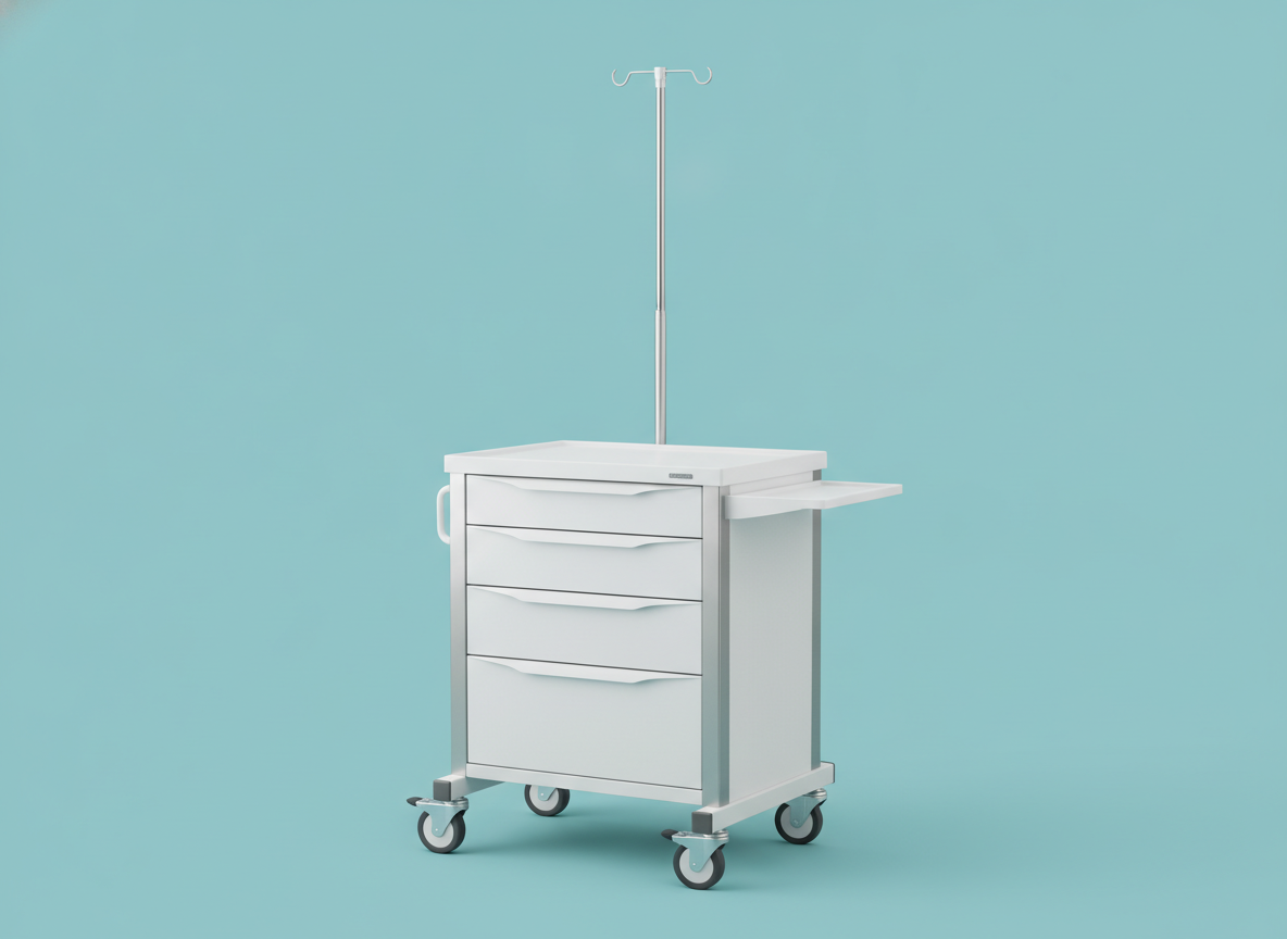 MN-WT002B - Medical Workstation Trolley