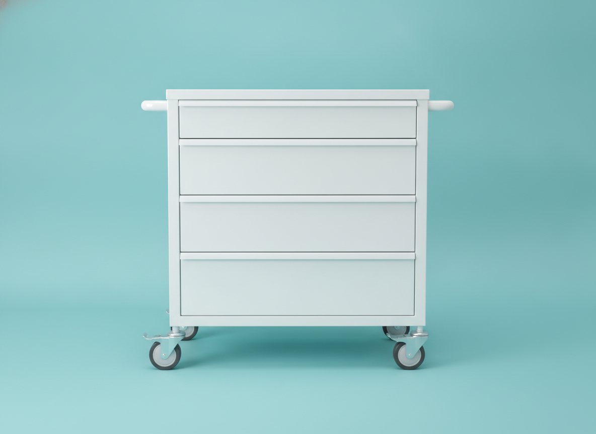 MN-DC001 - Double Side Drawer Medicine Trolley