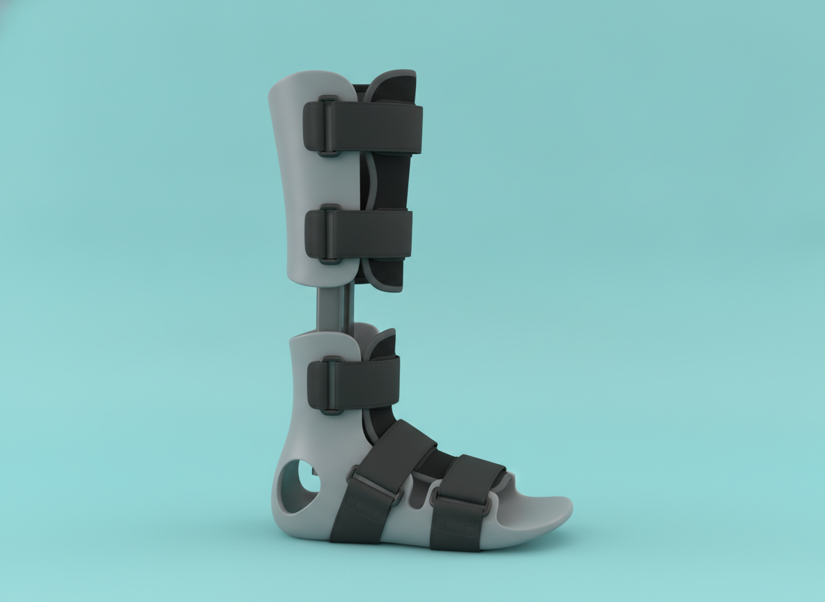 Foot Ankle Leg Splint, Left