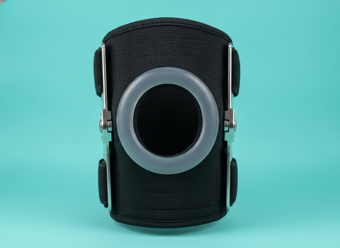 Hi- Tech Elastic Knee Support with Hinges & Gel Ring