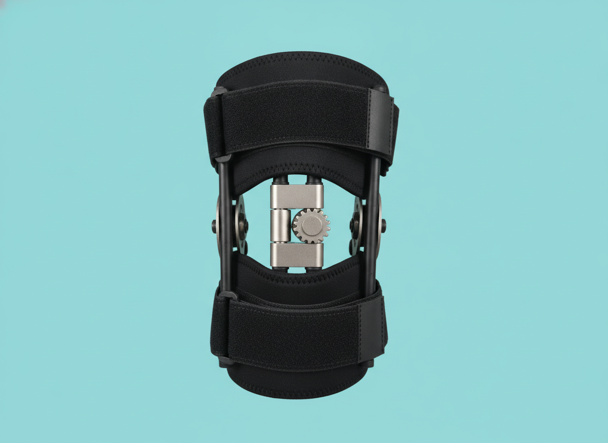 Knee Support with Rigid Hinge