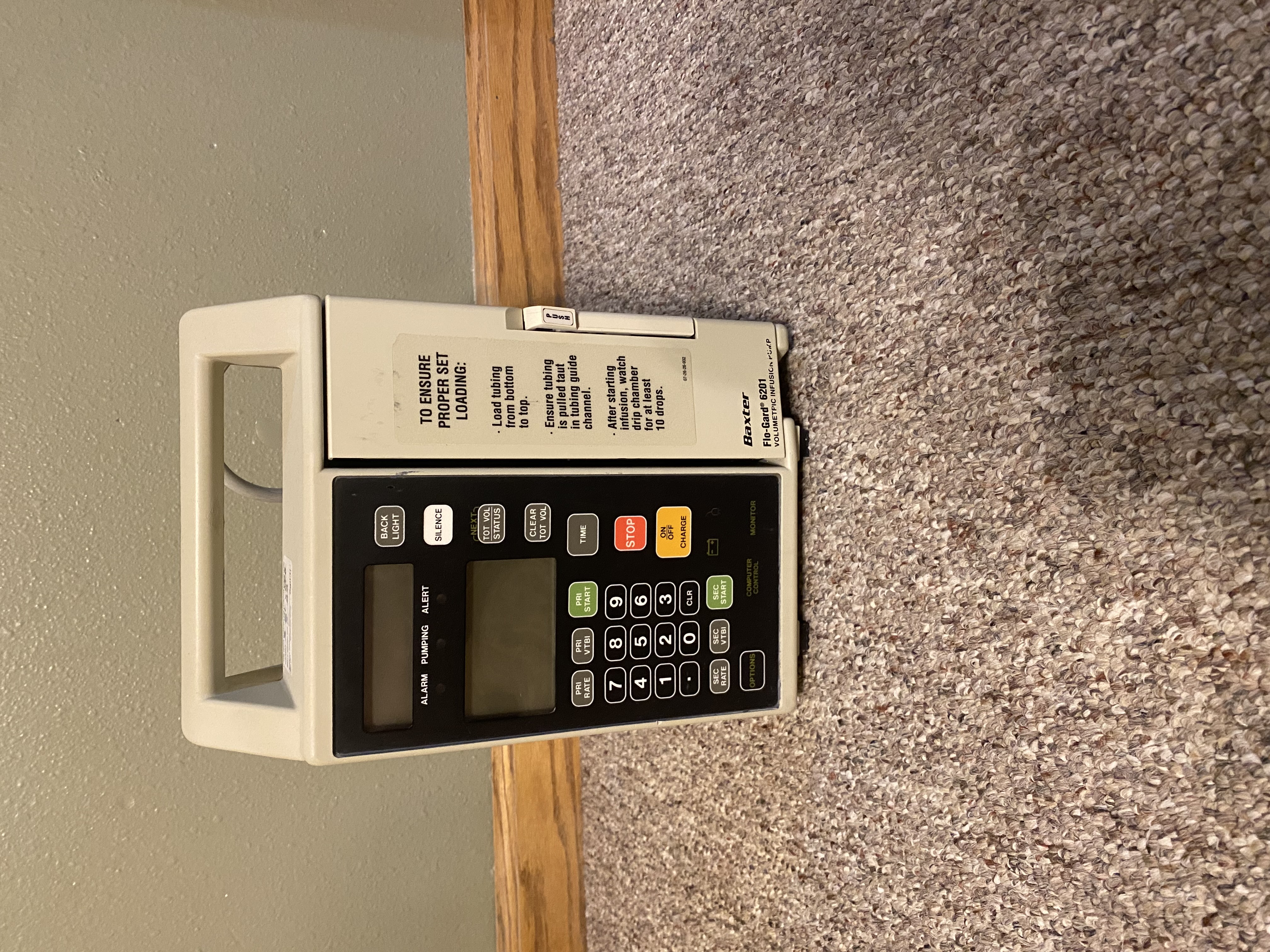 Baxter 6201 Infusion Pump