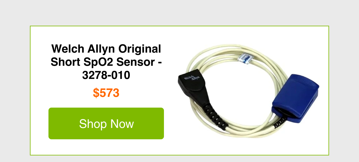 Welch Allyn Original Short SpO2 Sensor