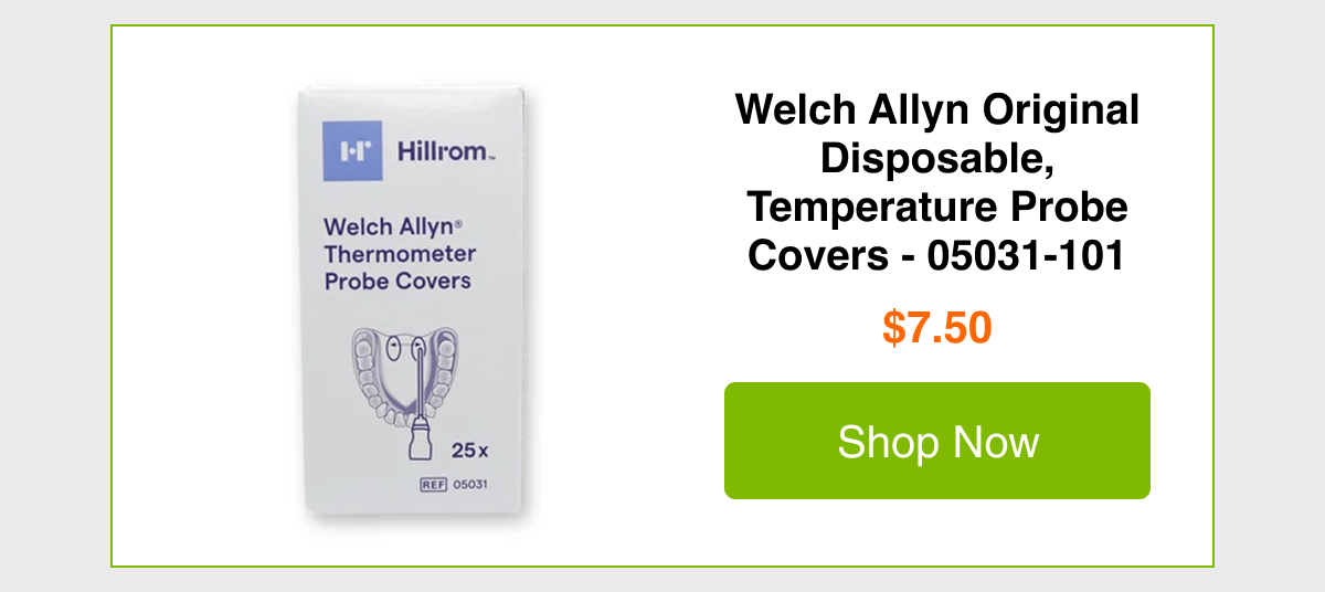 Welch Allyn Original Disposable Temperature Probe Covers