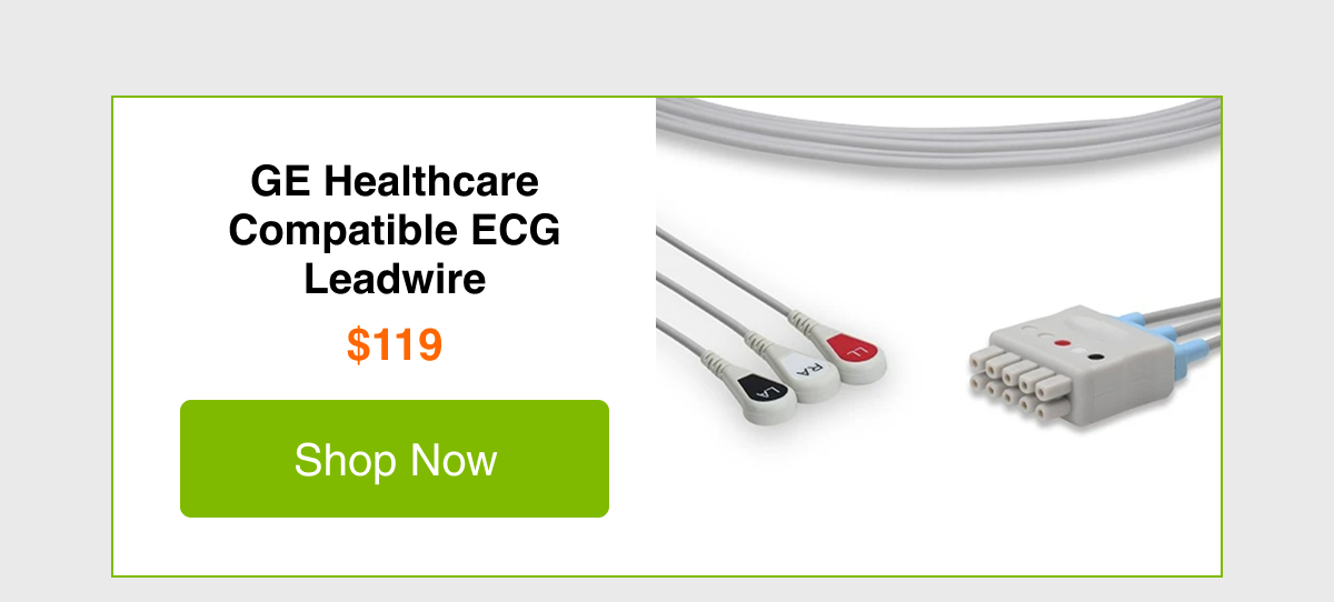 GE Healthcare Compatible ECG Leadwire