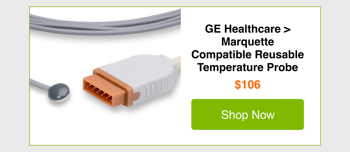 GE Healthcare > Marquette Compatible Reusable Temperature Probe