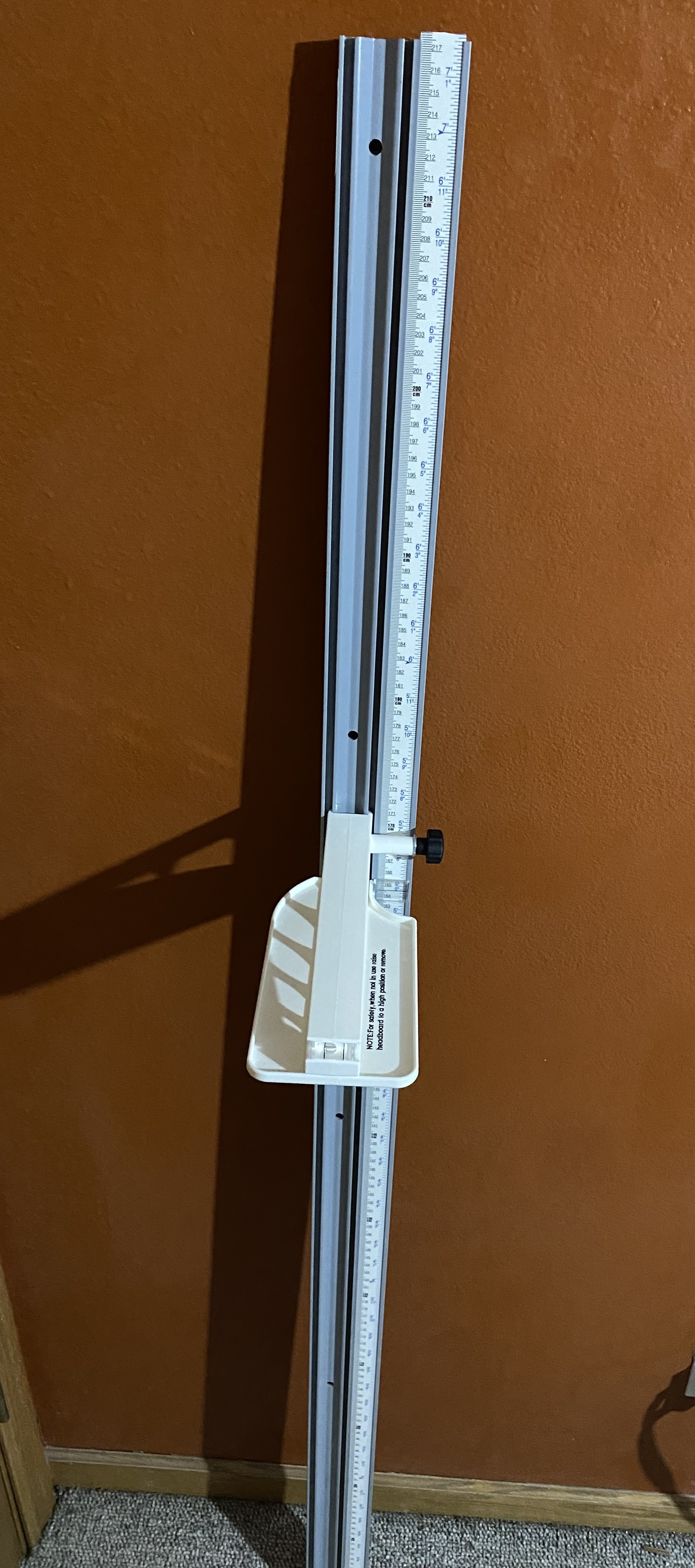 Healthometer Height Rod