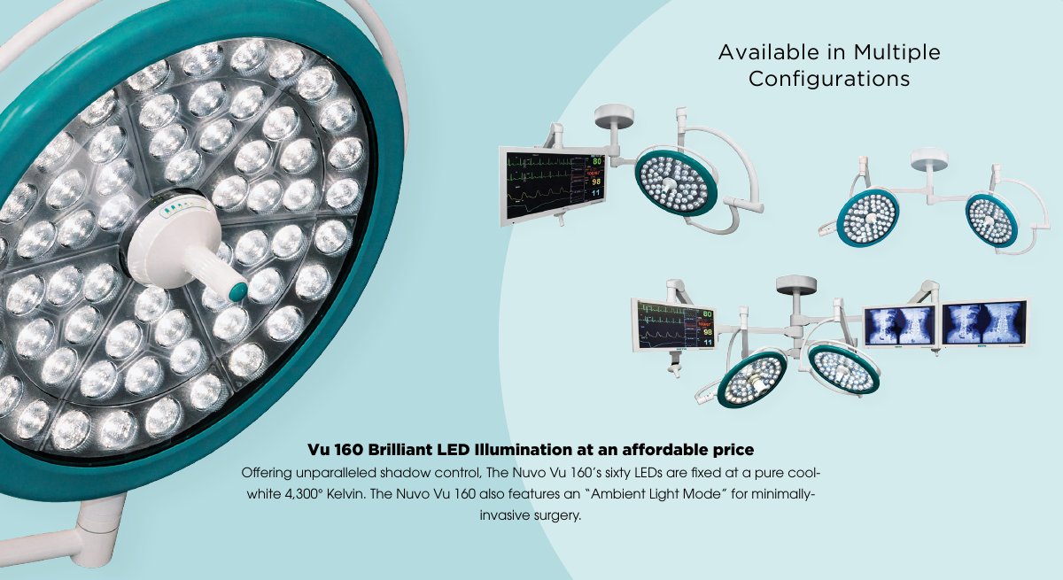 Nuvo Vu 160 LED Surgical Light