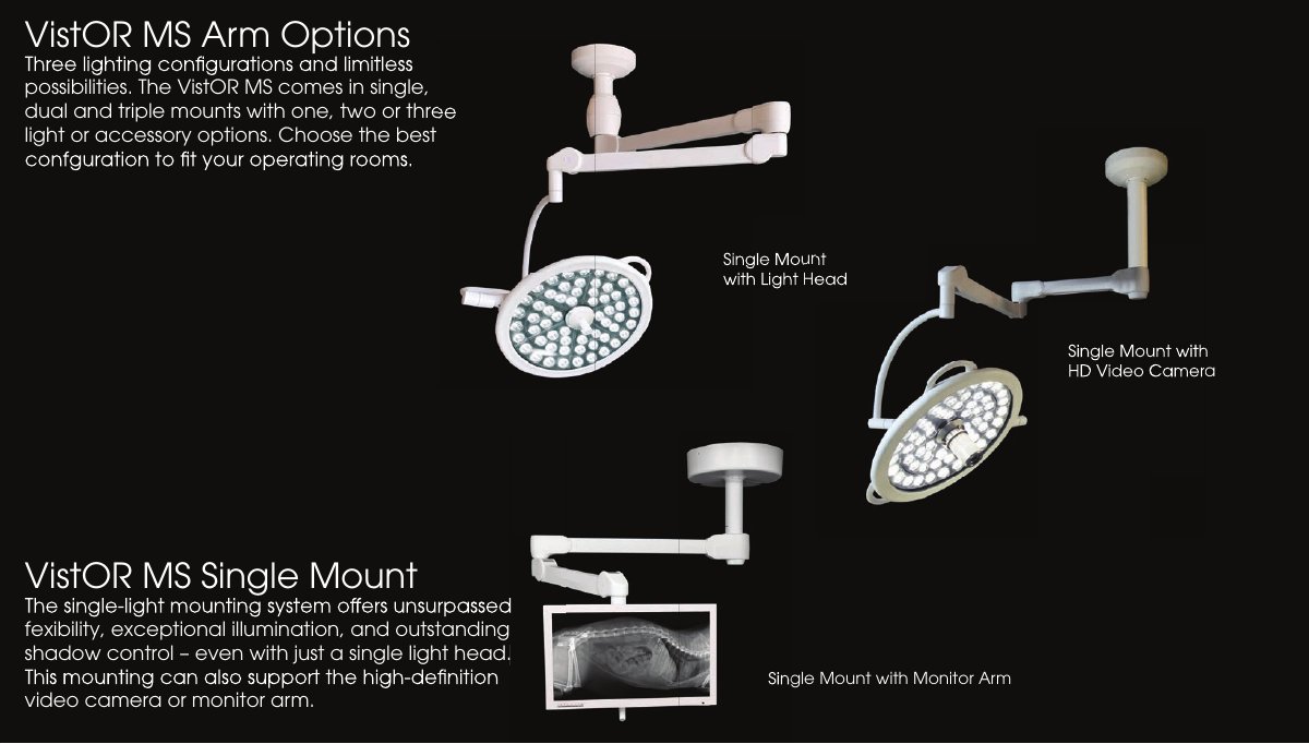 VistOR MS LED Surgical Light
